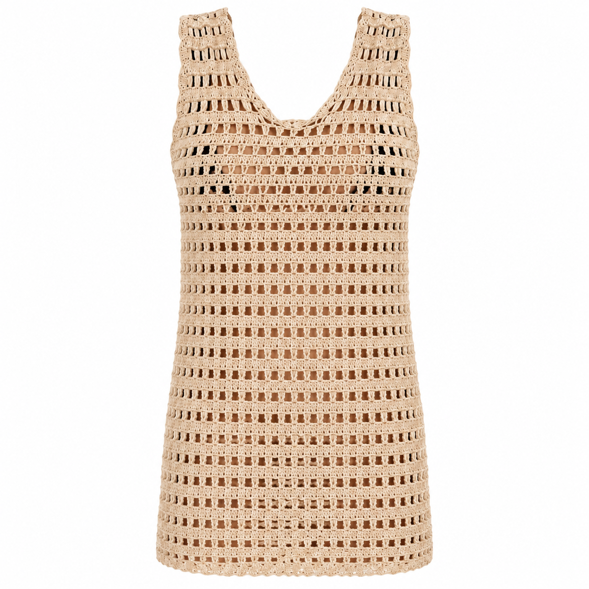 The Vee Knit Mini Dress